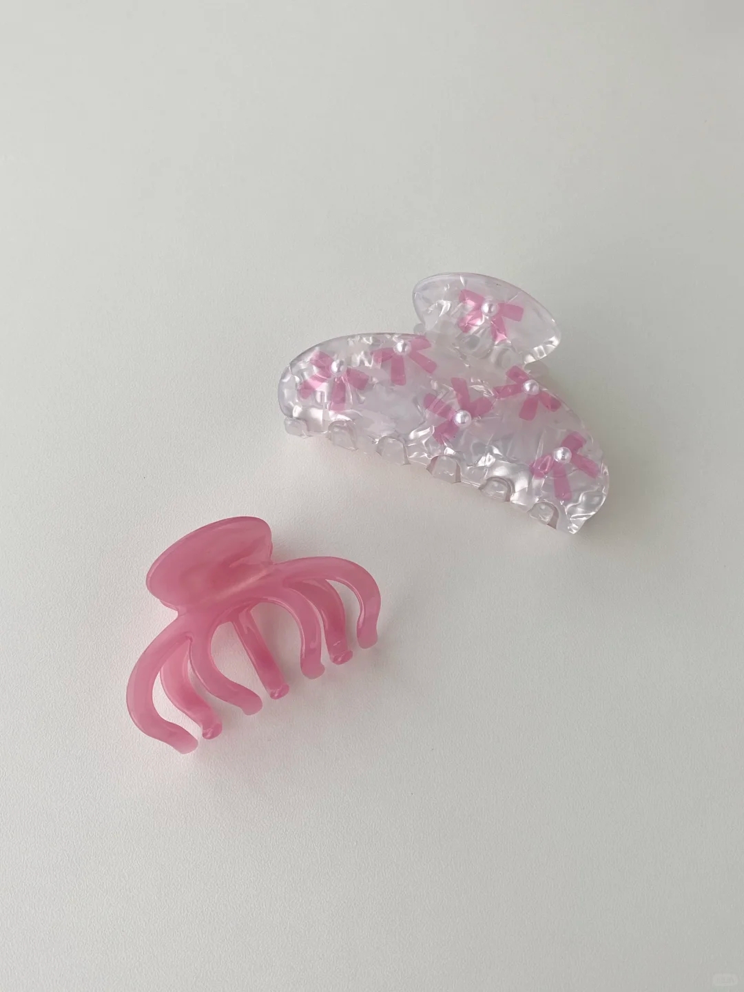 Pearl ribbon bow piece